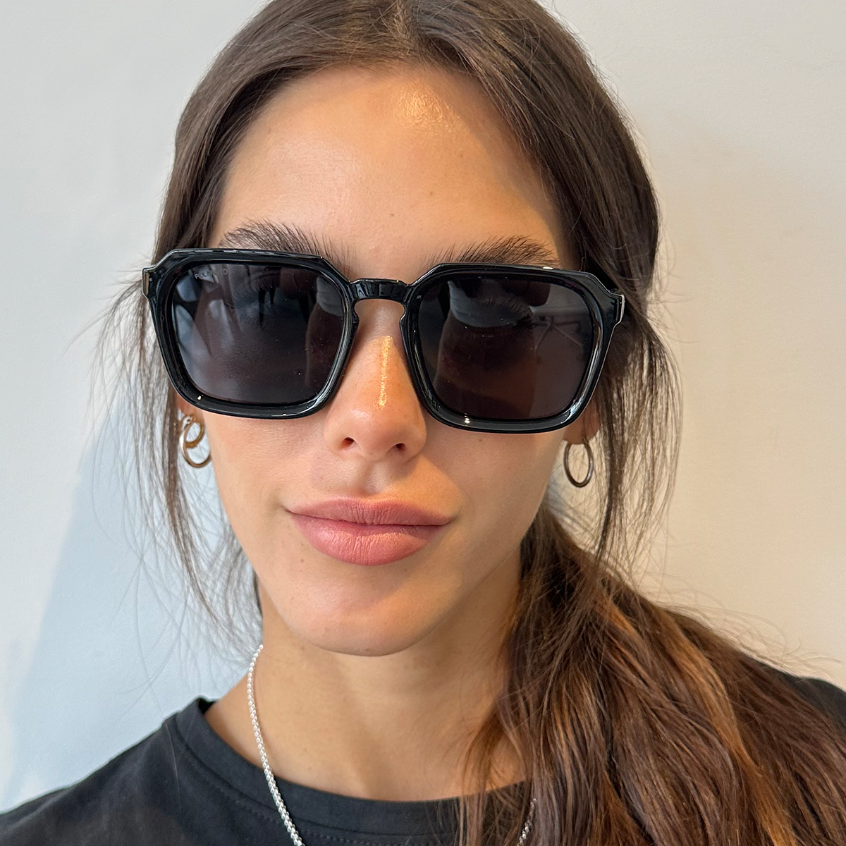 Monaco Negro Brillo Lente Gris Polarizado