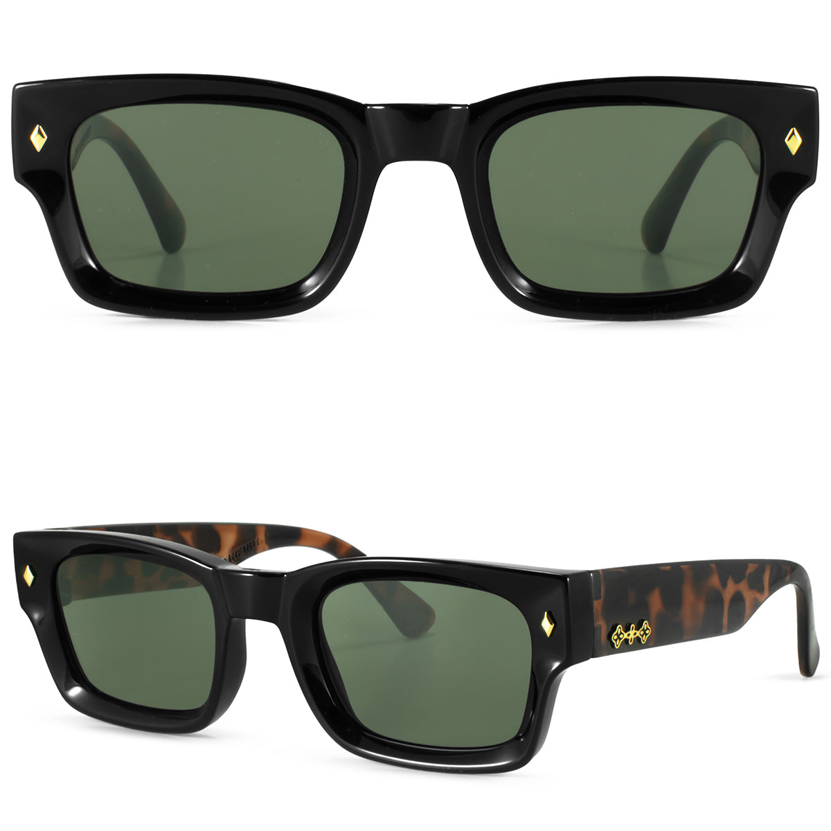 Admiration Negro Carey Lente Verde