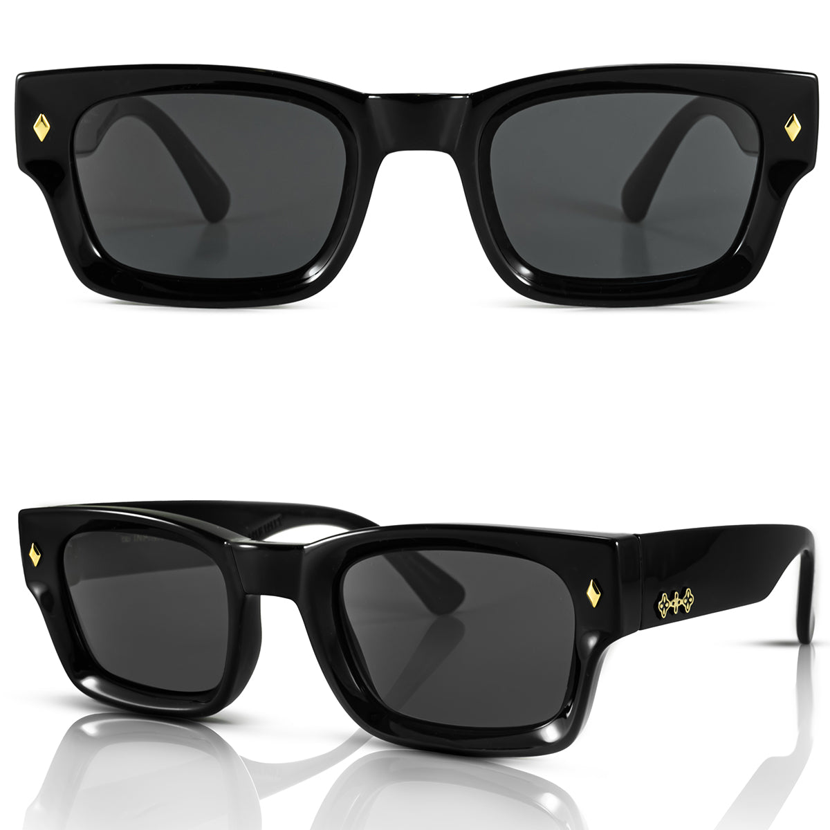 Admiration Negro Brillo Lente Gris