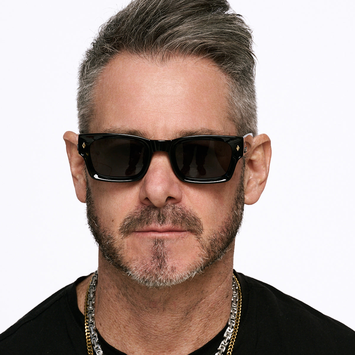 Admiration Negro Brillo Lente Gris