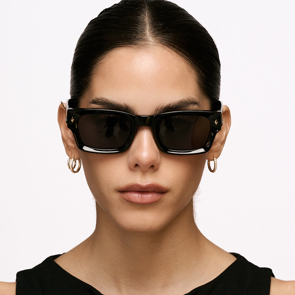 Admiration Negro Brillo Lente Gris