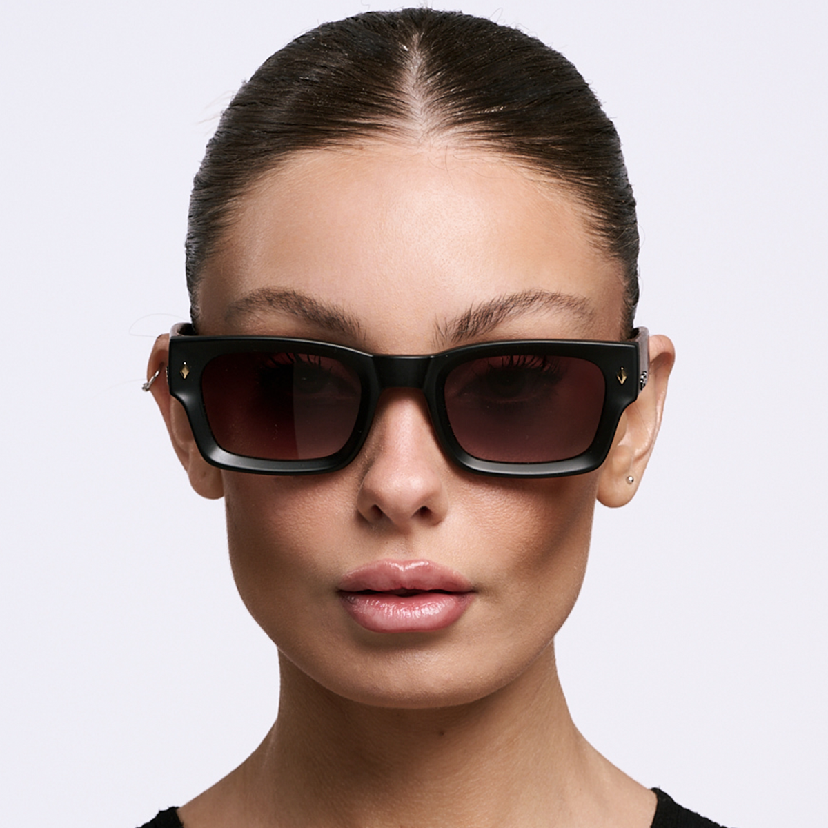 Admiration Negro Mate Wood Lente Marron Degrade