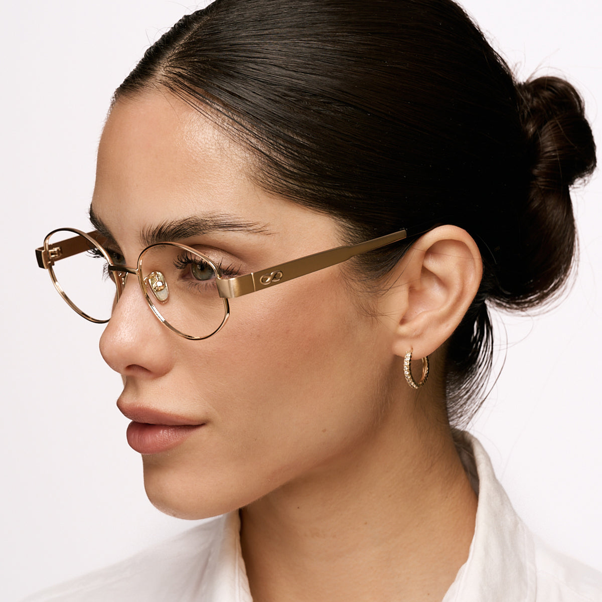 Anteojos Filtro Luz Azul Alaska Dorado