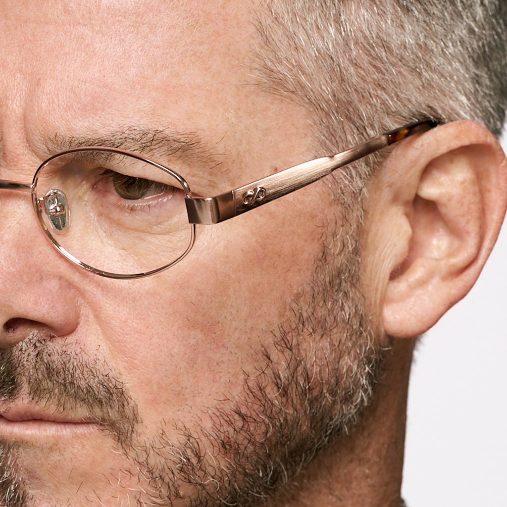 Anteojos Filtro Luz Azul Alaska Dorado Rosado