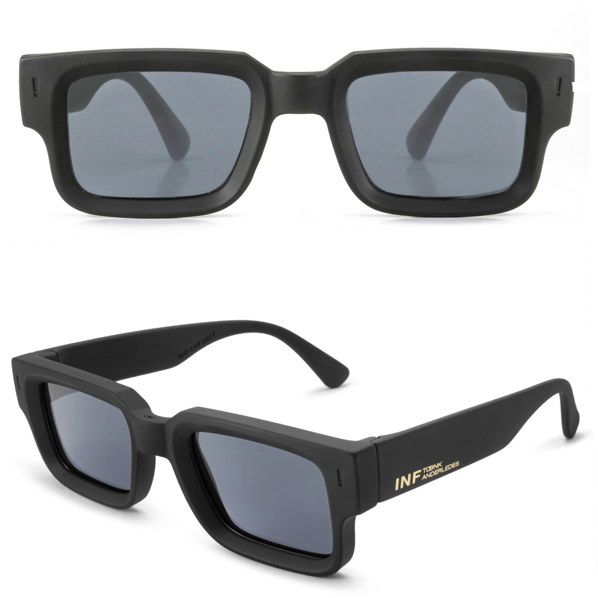 Exclamation Negro Mate Lente Gris Polarizado