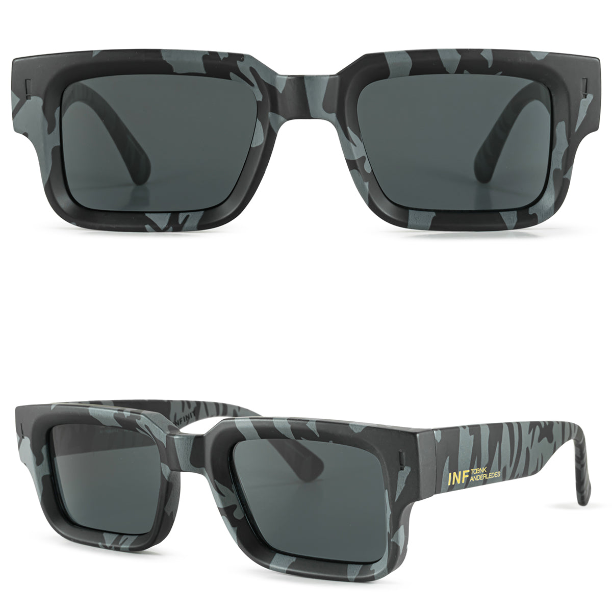 Exclamation Gris Camouflage Lente Gris