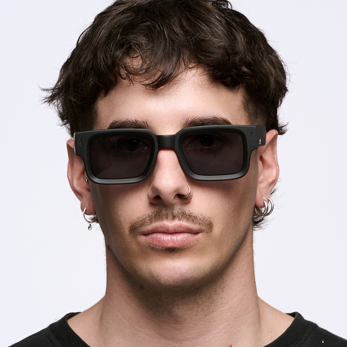 Exclamation Negro Mate Lente Gris Polarizado