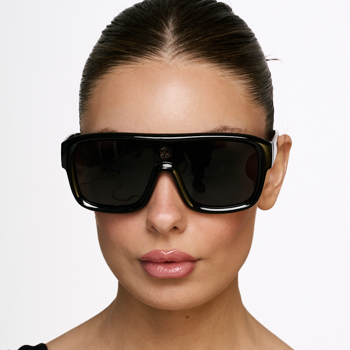 Inflated Negro Carey Lente Gris Polarizado