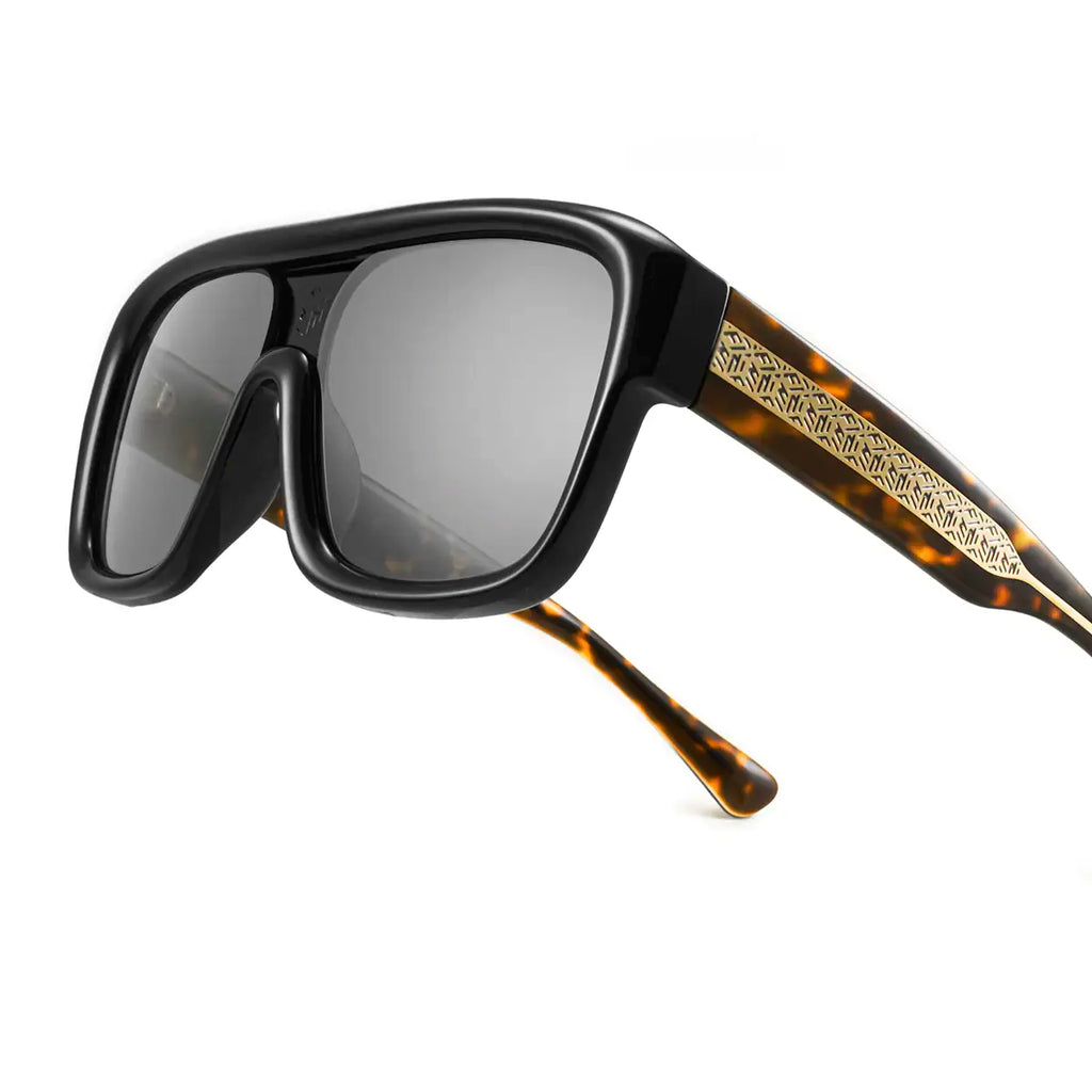 Inflated Negro Carey Lente Gris Polarizado