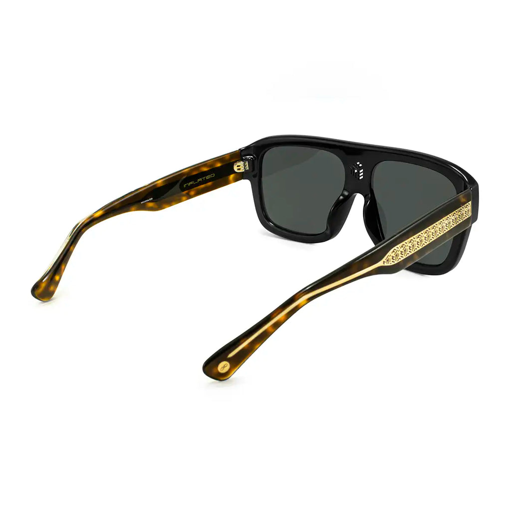 Inflated Negro Carey Lente Gris Polarizado