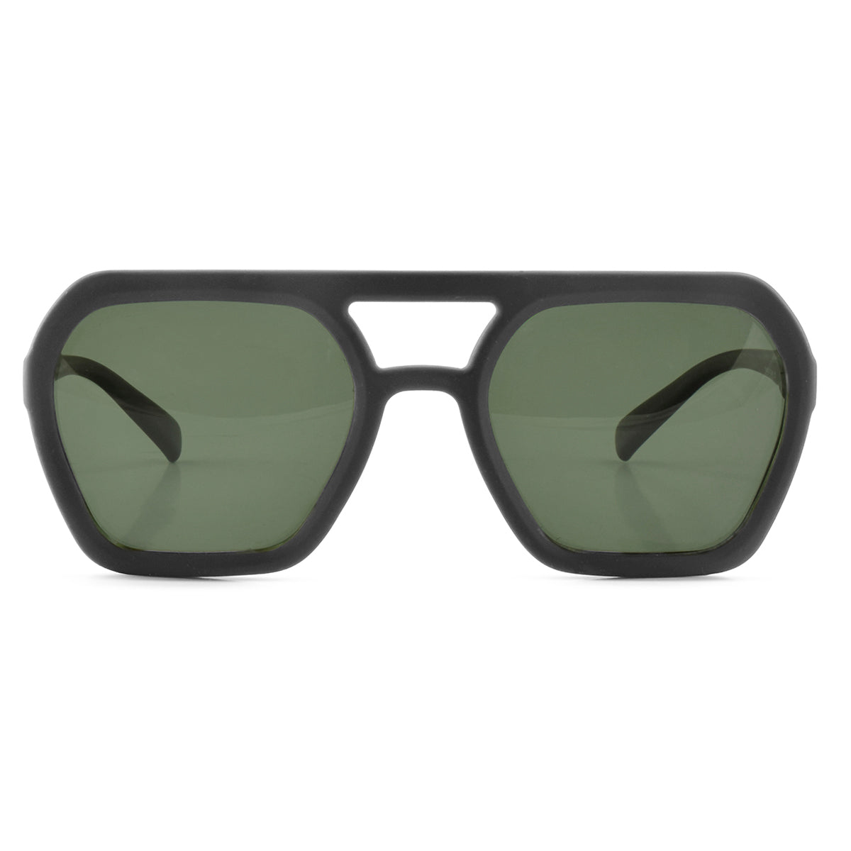 Lyon Negro Mate Lente Verde Polarizado