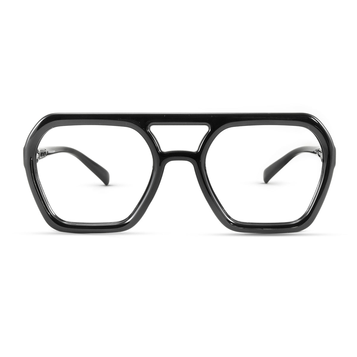 Anteojos Filtro Luz Azul Lyon Negro Brillo