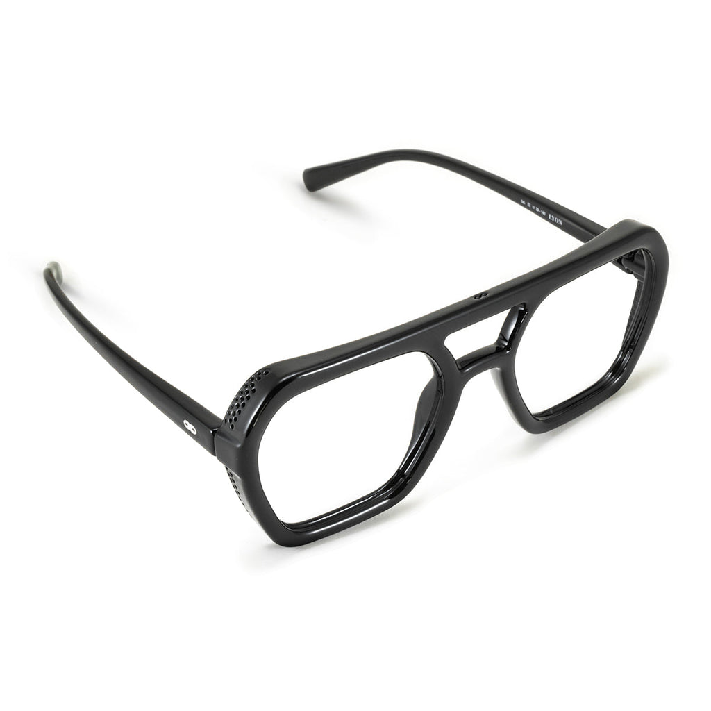 Anteojos Filtro Luz Azul Lyon Negro Brillo