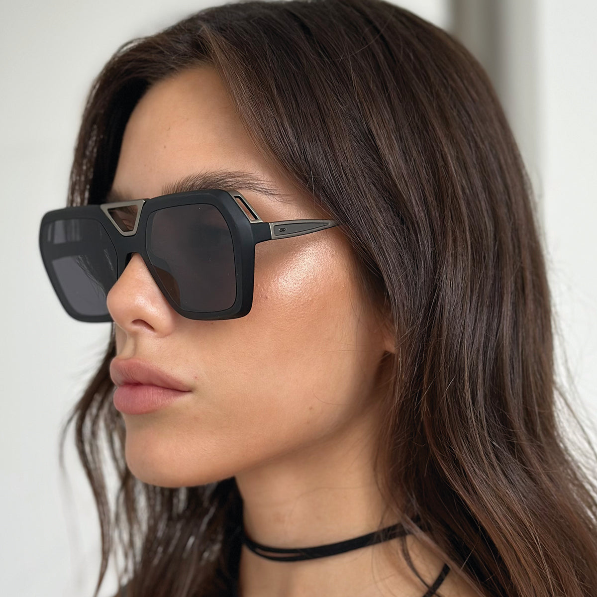 London Negro Mate Lente Gris Polarizado