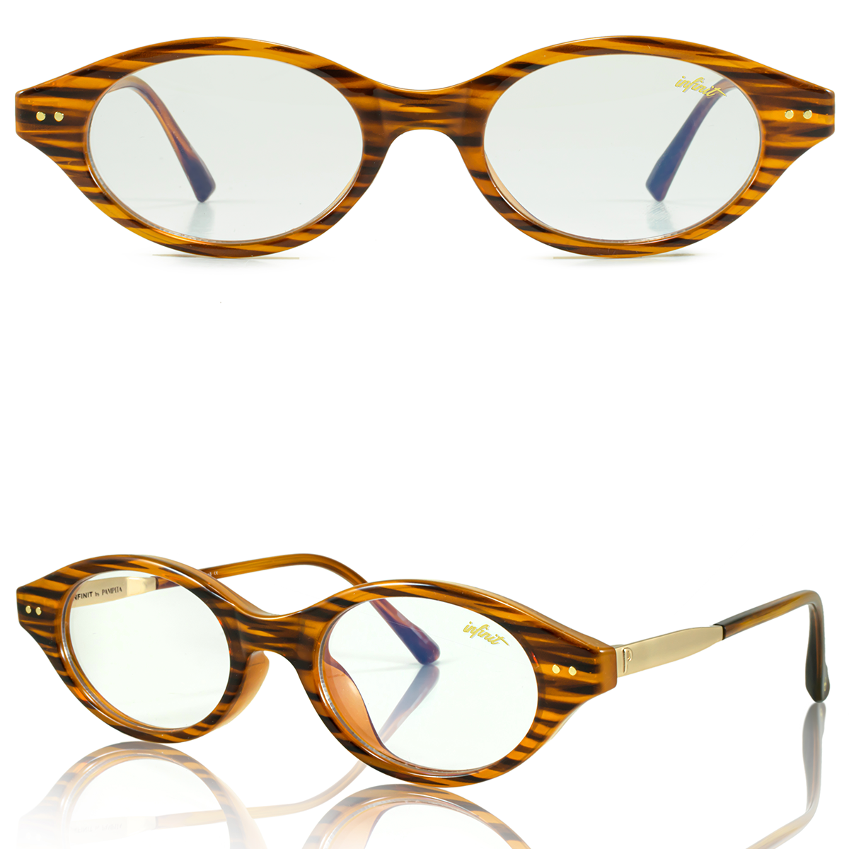 Anteojos Filtro Luz Azul Neiva Carey Wood con Antireflejo By Pampita