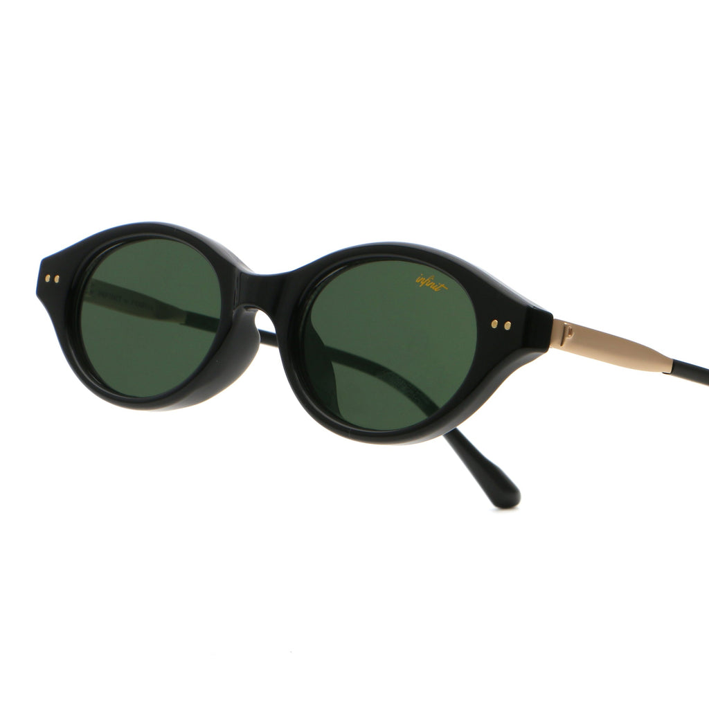 Neiva Negro Brillo Lente Verde By Pampita