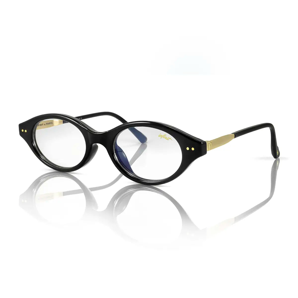Anteojos Filtro Luz Azul Neiva Negro Brillo con Antireflejo By Pampita