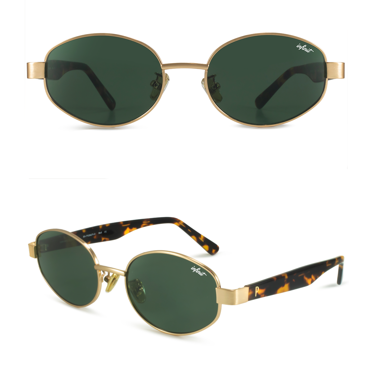 Parma Dorado Lente Verde By Pampita