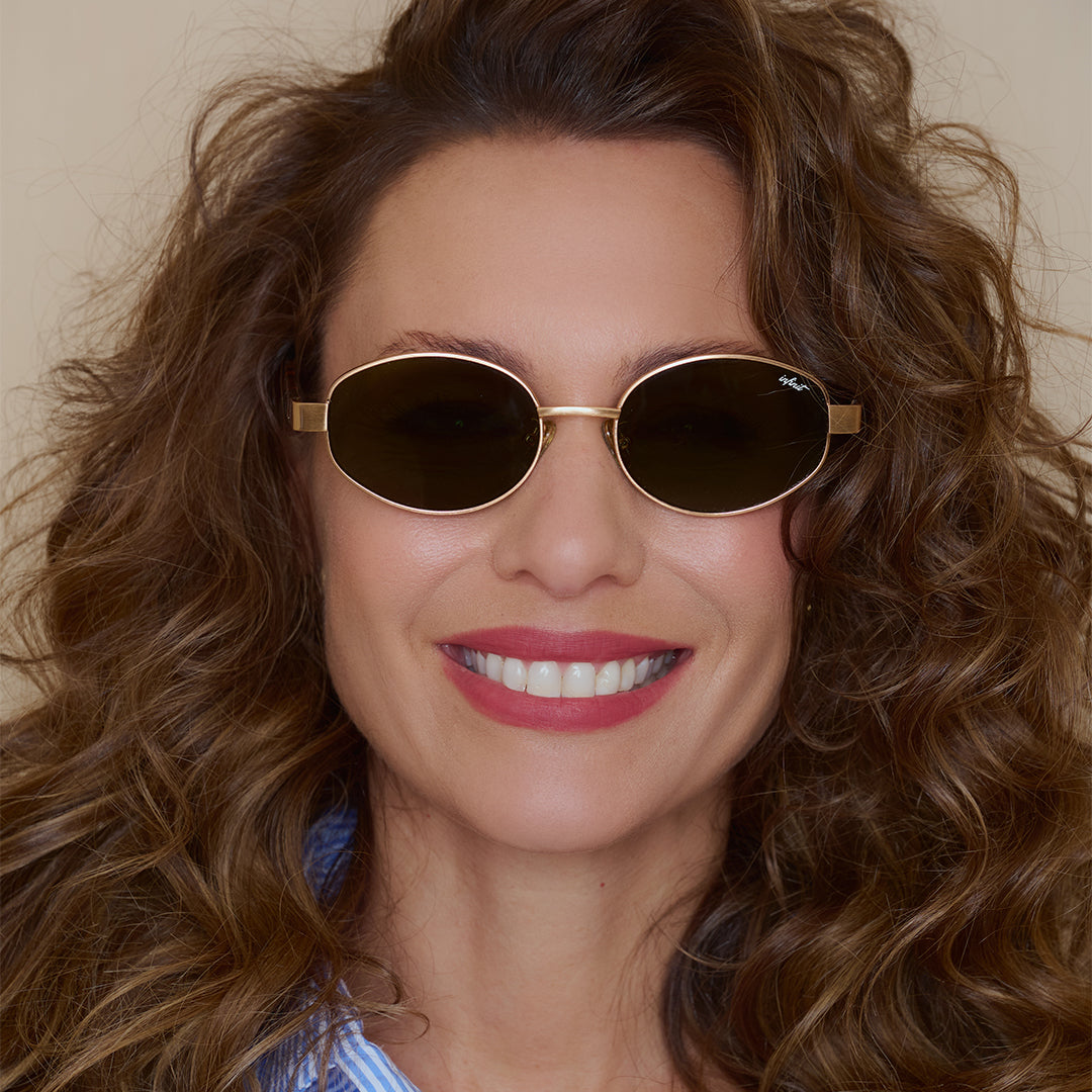 Parma Dorado Lente Verde By Pampita