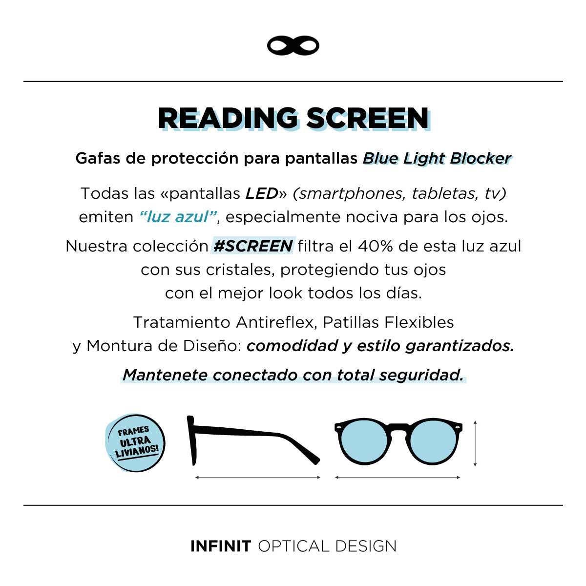 Anteojos Filtro Luz Azul Barcelona Oliva