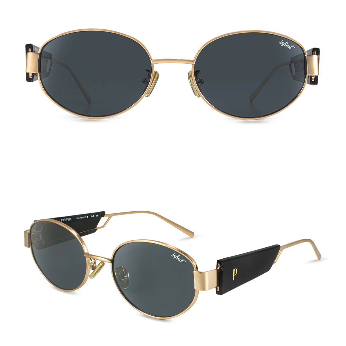 Tenerife Dorado Lente Gris By Pampita