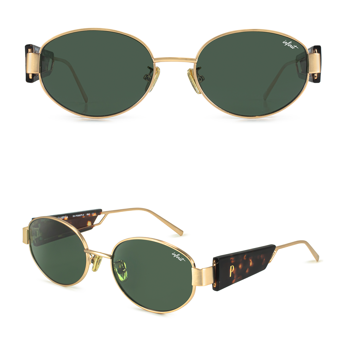 Tenerife Dorado Lente Verde By Pampita