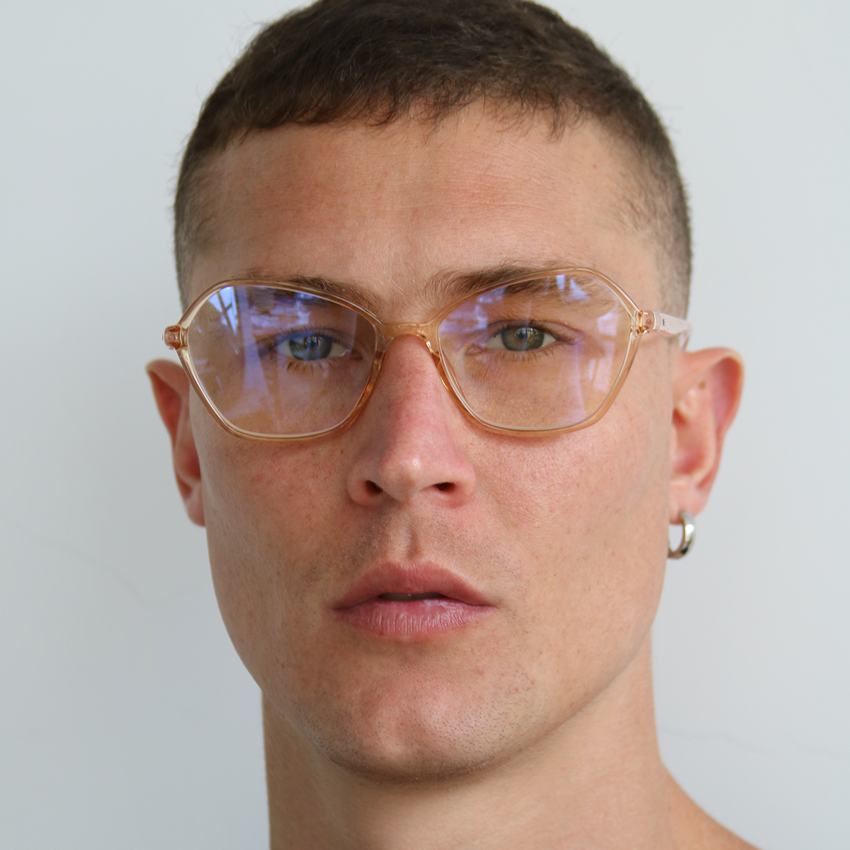 Anteojos Filtro Luz Azul Vancouver Tostado Rosa