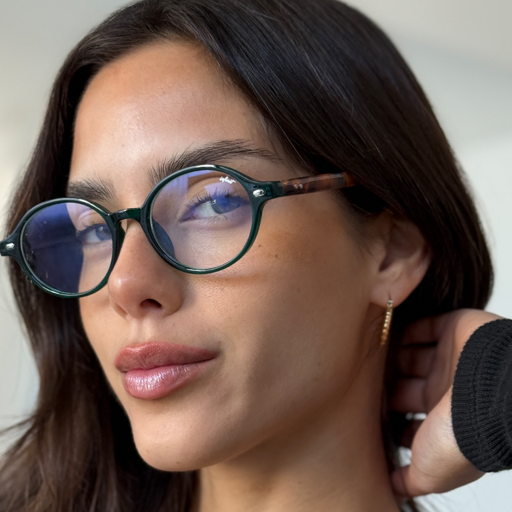 Anteojos Filtro Luz Azul Vizu Verde Carey con Antireflejo