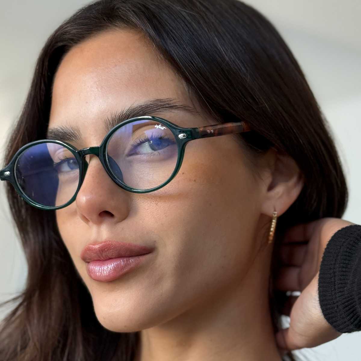 Anteojos Filtro Luz Azul Vizu Verde Carey con Antireflejo