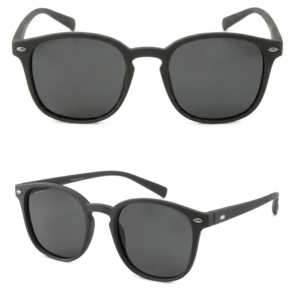 Xenote Negro Mate Lente Gris Polarizado