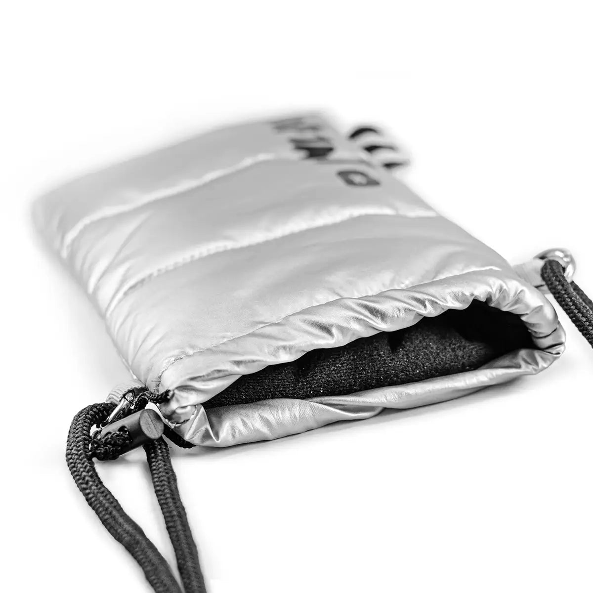 Infinit Mini Bag Porta celular Bandolera Tarjetero Billetera Plateado